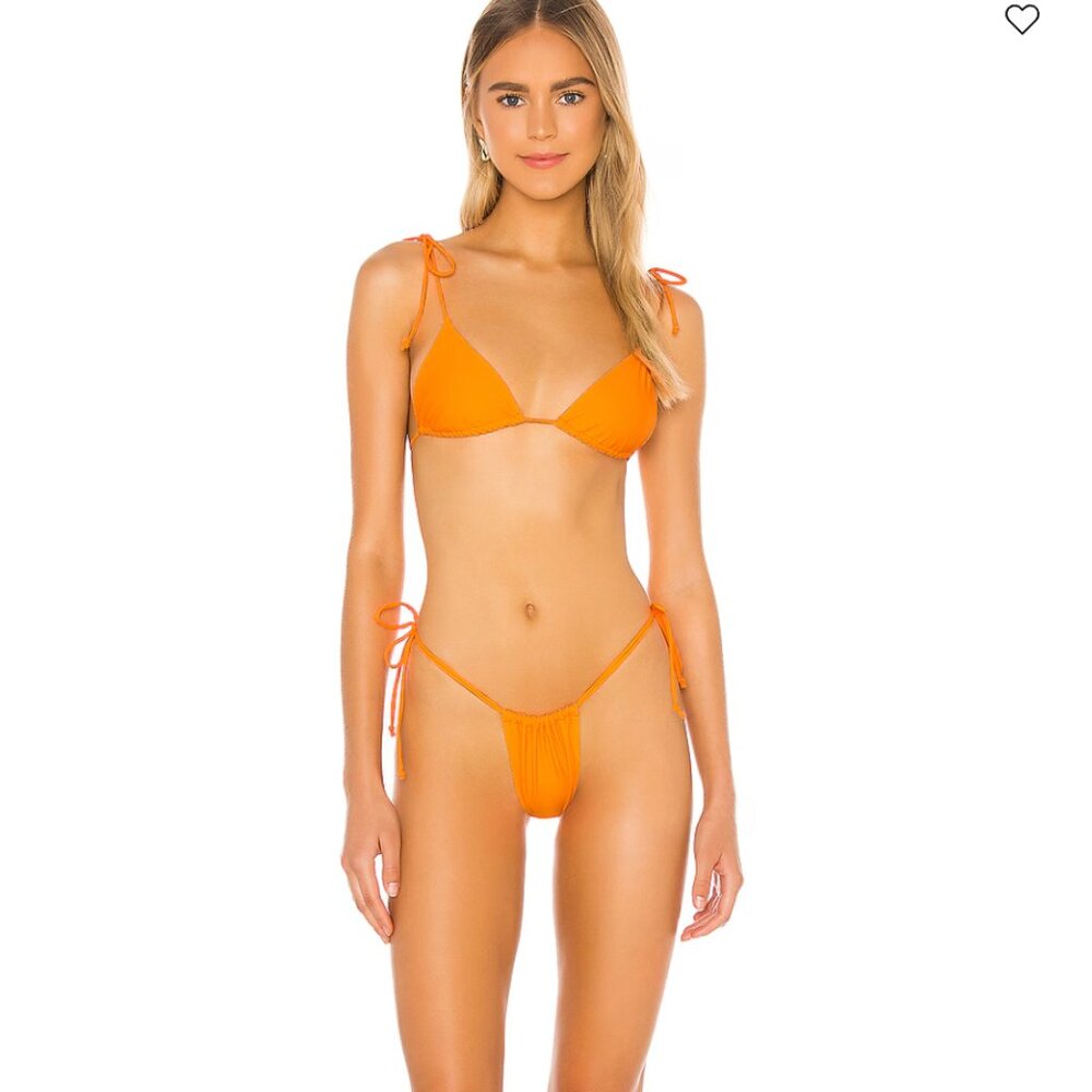 NWT 🧡 Superdown from Revolve Neon Orange Bikini